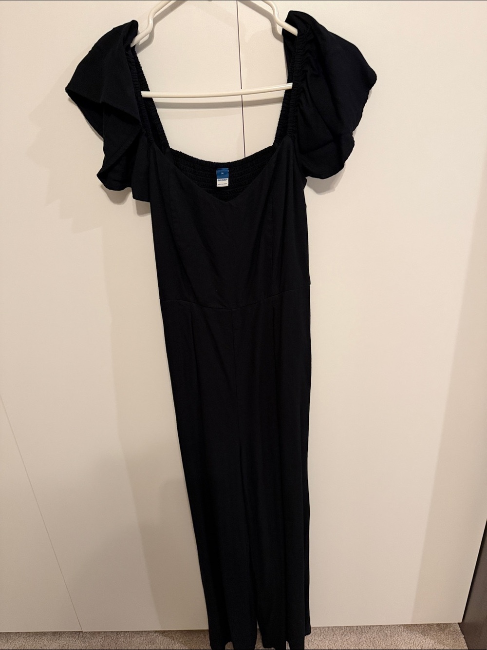 Old Navy Black Flutter-Sleeve jumpsuit